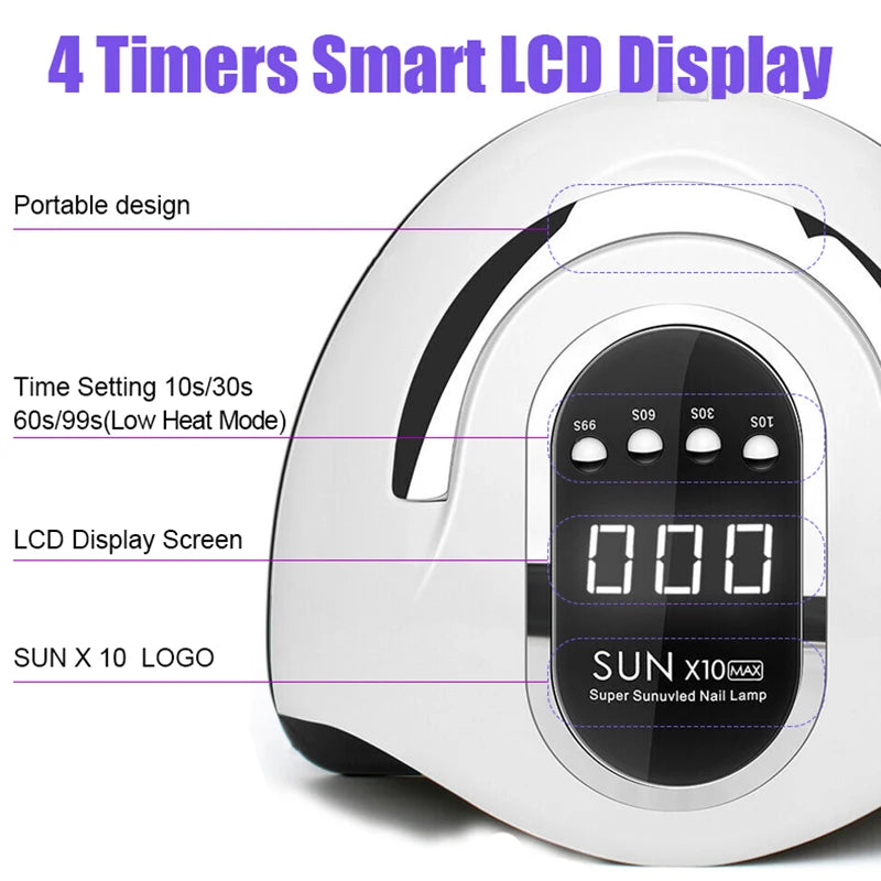 SUN X10 Max UV LED Nail Lamp