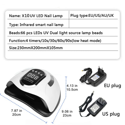 SUN X10 Max UV LED Nail Lamp